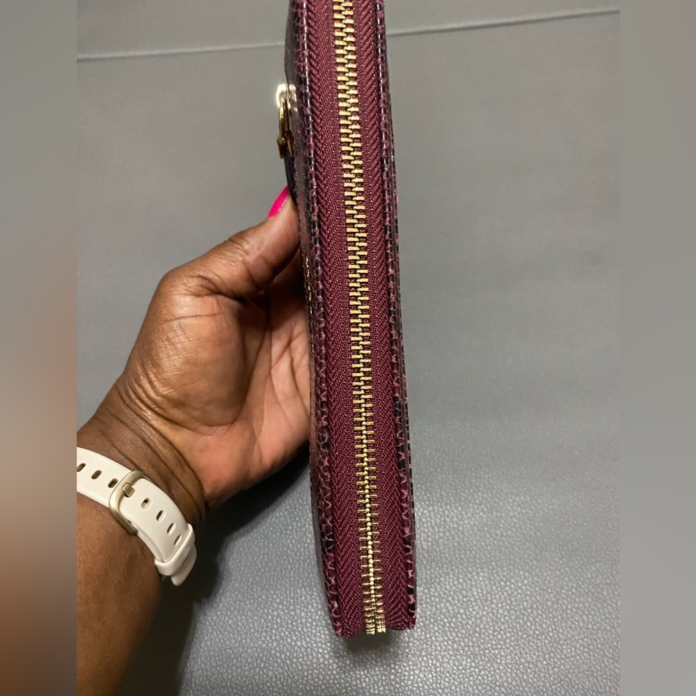 Cole Haan Large Snakeprint Wallet - Picture 5 of 6